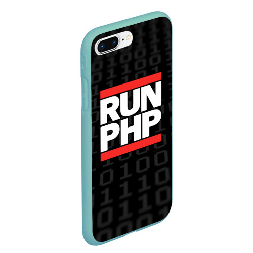 Чехол для iPhone 7Plus/8 Plus матовый Run PHP, цвет мятный - фото 3