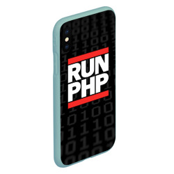 Чехол для iPhone XS Max матовый Run PHP - фото 2