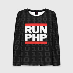 Женский лонгслив 3D Run PHP