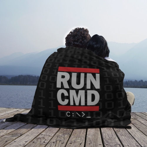 Плед 3D Run CMD, цвет 3D (велсофт) - фото 3