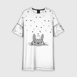Детское платье 3D Totoro The Rain