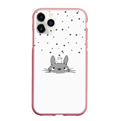 Чехол для iPhone 11 Pro Max матовый Totoro The Rain