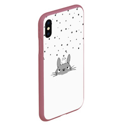 Чехол для iPhone XS Max матовый Totoro The Rain - фото 2