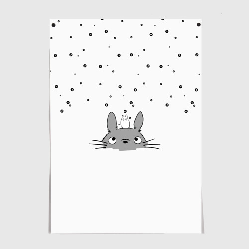 Постер Totoro The Rain