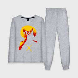 Женская пижама с лонгсливом хлопок Going to new world