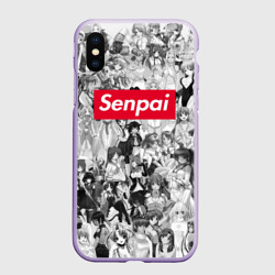 Чехол для iPhone XS Max матовый Senpai