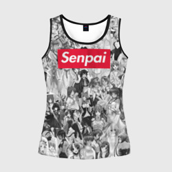Женская майка 3D Senpai