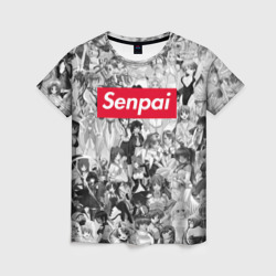 Женская футболка 3D Senpai