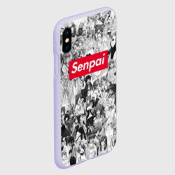 Чехол для iPhone XS Max матовый Senpai - фото 2