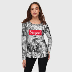 Женский лонгслив 3D Senpai - фото 2