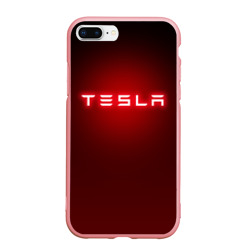 Чехол для iPhone 7Plus/8 Plus матовый Tesla