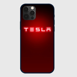 Чехол для iPhone 12 Pro Max Tesla