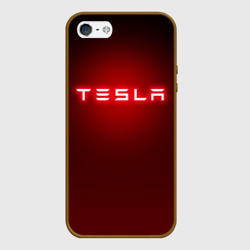 Чехол для iPhone 5/5S матовый Tesla