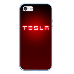 Чехол для iPhone 5/5S матовый Tesla