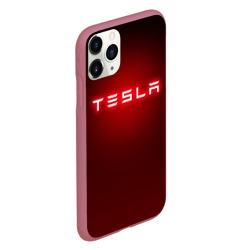 Чехол для iPhone 11 Pro матовый Tesla - фото 2