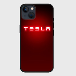 Чехол для iPhone 14 Tesla