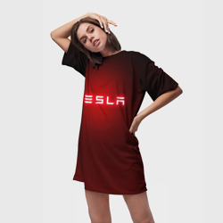 Платье-футболка 3D Tesla - фото 2