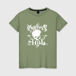 Женская футболка хлопок Cypress Hill