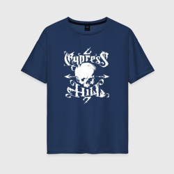 Женская футболка хлопок Oversize Cypress Hill