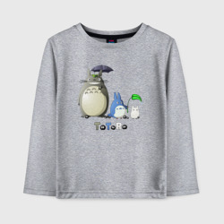 Детский лонгслив хлопок Totoro