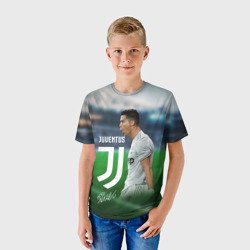 Детская футболка 3D Роналдо Ювентус - фото 2