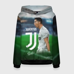 Женская толстовка 3D Роналдо Ювентус