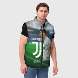 Мужской жилет утепленный 3D Роналдо Ювентус - фото 2