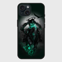 Чехол силиконовый для Apple iPhone 15 матовый Darksiders III