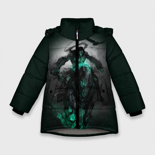 Зимняя куртка для девочек 3D Darksiders III, цвет светло-серый