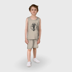 Детская пижама с шортами хлопок Darksiders logo - фото 2