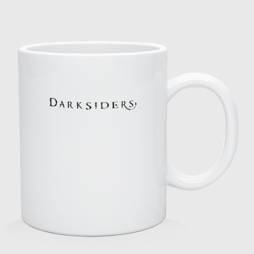 Кружка керамическая Darksiders logo, цвет белый - фото 2