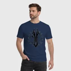 Мужская футболка хлопок Darksiders logo - фото 2