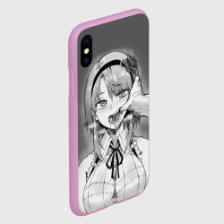 Чехол для iPhone XS Max матовый Show me your pretty mouth - фото 2