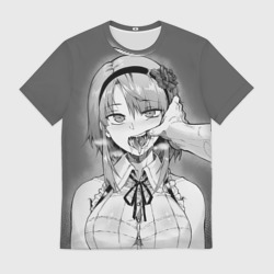 Мужская футболка 3D Show me your pretty mouth