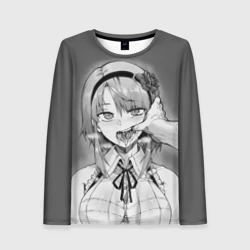 Женский лонгслив 3D Show me your pretty mouth