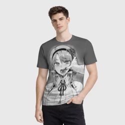 Мужская футболка 3D Show me your pretty mouth - фото 2