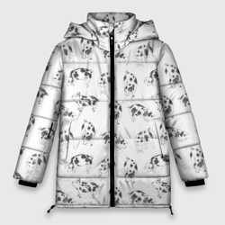 Женская зимняя куртка Oversize Поросята