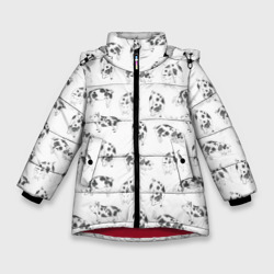 Зимняя куртка для девочек 3D Поросята