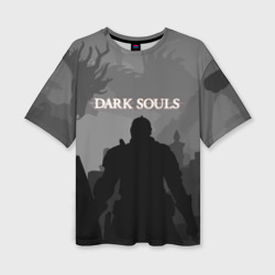 Женская футболка oversize 3D Dark Souls