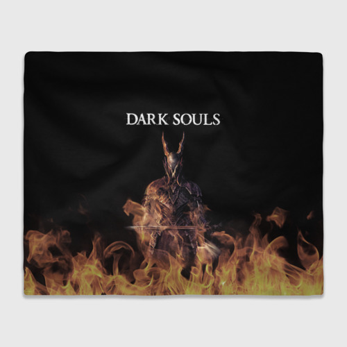Плед 3D с принтом Dark Souls, вид спереди #2