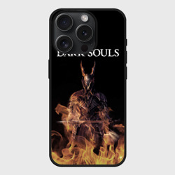 Чехол силиконовый для Apple iPhone 15 Pro матовый Dark Souls