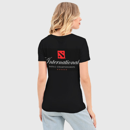 Женская футболка 3D Slim The International Dota 2 символ, цвет 3D печать - фото 4