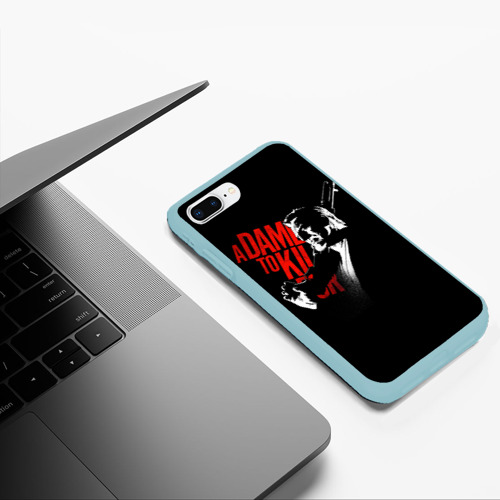 Чехол для iPhone 7Plus/8 Plus матовый Sin City \"A dame to kill for\", цвет мятный - фото 5