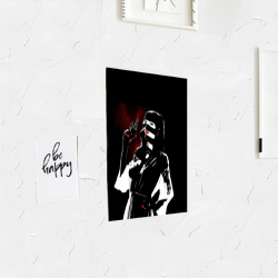 Постер с принтом Sin City - Ava Lord для любого человека, вид спереди №3. Цвет основы: белый