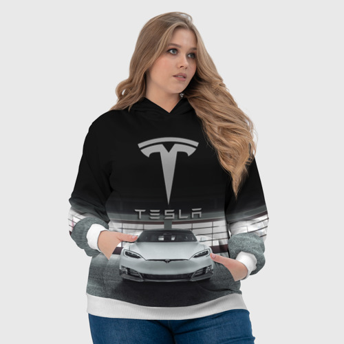 Женская толстовка 3D Tesla - фото 6