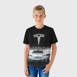 Детская футболка 3D Tesla - фото 2