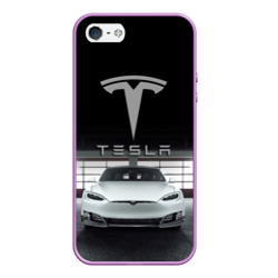 Чехол для iPhone 5/5S матовый Tesla