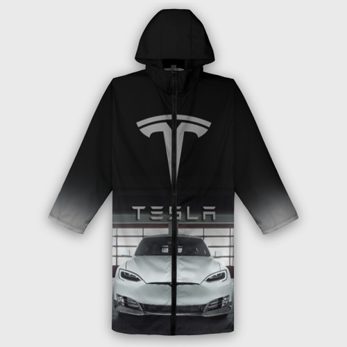 Женский дождевик 3D Tesla, цвет белый