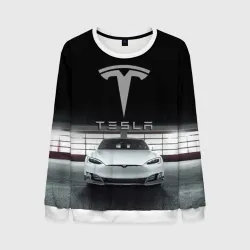 Мужской свитшот 3D Tesla