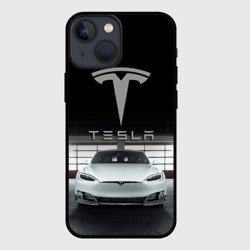 Чехол для iPhone 13 mini Tesla